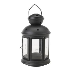 Modern Wood Candle Holder <b>Lantern</b> with Natural Frame Design for Everyday and <b>Christmas</b> Decorative Additions - Product Image 1