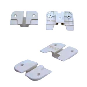 Interlocking Flush Mount <b>Bracket</b> Made of Durable Plastic for Secure Attachment - Product Image 1