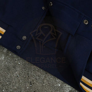 Vestes universitaires en toile décontractées pour hommes de grande taille du meilleur fournisseur, confortables pour l'extérieur, hiver, col montant épais, lettre imprimée sur le devant - Product Image 6