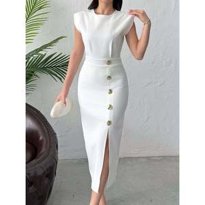 3131 ชุดเดรส - สีเหลือง - Product Image 1