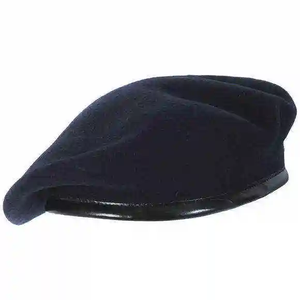 Customized Comfortable French <b>Beret</b> for Men Fashionable OEM Custom Polyester and Wool Ceremonial Hat for Outdoor Use - Product Image 1