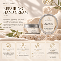 Crème réparatrice pour les mains en marque propre 50ml |   Soins hydratants pour peaux sèches |   Fabricant OEM Espagne