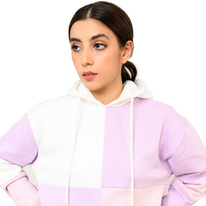 Chándales de invierno de algodón 100% con estampado de logotipo personalizado para mujer Panel transpirable y parches Chándal de mujer para adultos con OEM - Product Image 6