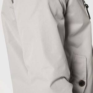 Chaqueta Softshell Unisex Otoño Color Sólido Logotipo Frontal Ligera Resistente al Agua Casual Cuello Alto Cierre de Cremallera - Product Image 5