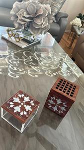 Quemador de Incienso Madkhan de Madera Maciza Hecho a Mano - Soporte Perfumado con Sándalo Más Vendido para Hogares y Altares de Primavera y Verano en Caja de Regalo - Product Image 3