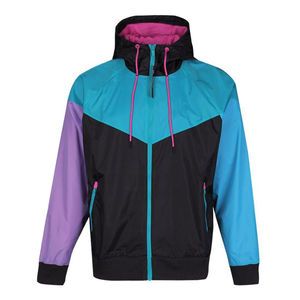 Nouvelle veste de survêtement coupe-vent imperméable à capuche personnalisée avec poches, veste d'entraînement de sport personnalisée pour hommes - Product Image 6