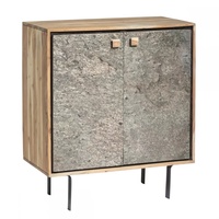 Buffet en bois de fer porte en marbre meubles pliables modernes salon cuisine maison salle à manger bar hôpital hôtels écoles entrée