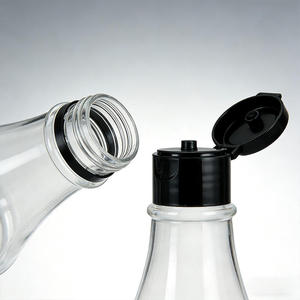 Bouteilles souples en PET de qualité alimentaire personnalisées de 100 ml, 480 ml, 750 ml, 900 ml pour sauces, avec impression sérigraphiée et buse rechargeable pour miel - Product Image 5