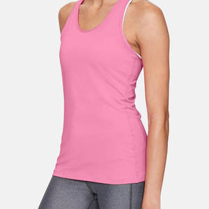 Débardeur sans manches respirant pour femmes en coton de couleur unie tricoté style sportif décontracté pour adultes vente en gros sur mesure - Product Image 6