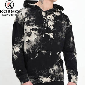 Sweatshirts à capuche en éponge française vintage pour hommes 100% Cotton Tie Tye dye Hoodie pour hommes et femmes - Product Image 2