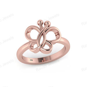 Haute Qualité Plaqué Or Fiançailles et Bijoux De Mariage pour Femmes Lunette Papillon Thème Usine Directe En Gros Nouvelle Arrivée - Product Image 2