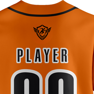 Custom Baseball Jersey <b>Button</b> <b>Up</b> <b>Short</b> <b>Sleeve</b> Team Uniform Gradient Print Breathable Quick Dry Polyester Athletic Sports <b>Shirt</b> - Product Image 6