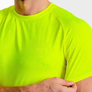 เสื้อยืดออกกำลังกายผ้าฝ้าย100% สำหรับผู้ชายดีไซน์โลโก้ของคุณเอง - Product Image 2