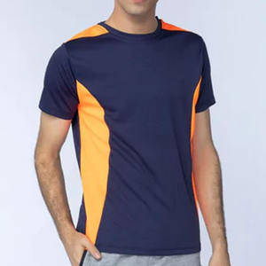 Camiseta deportiva personalizada Diseño de patrón sólido con material de poliéster sublimado con paneles personalizados Camiseta deportiva de 280 gramos - Product Image 4