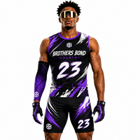 Conjunto de Uniforme Deportivo 7v7 con Estampado Verde Neón, Jersey y Pantalones Cortos con Patrón Agrietado Negro y Verde, Compresión Premium Pro, 100% Poliéster