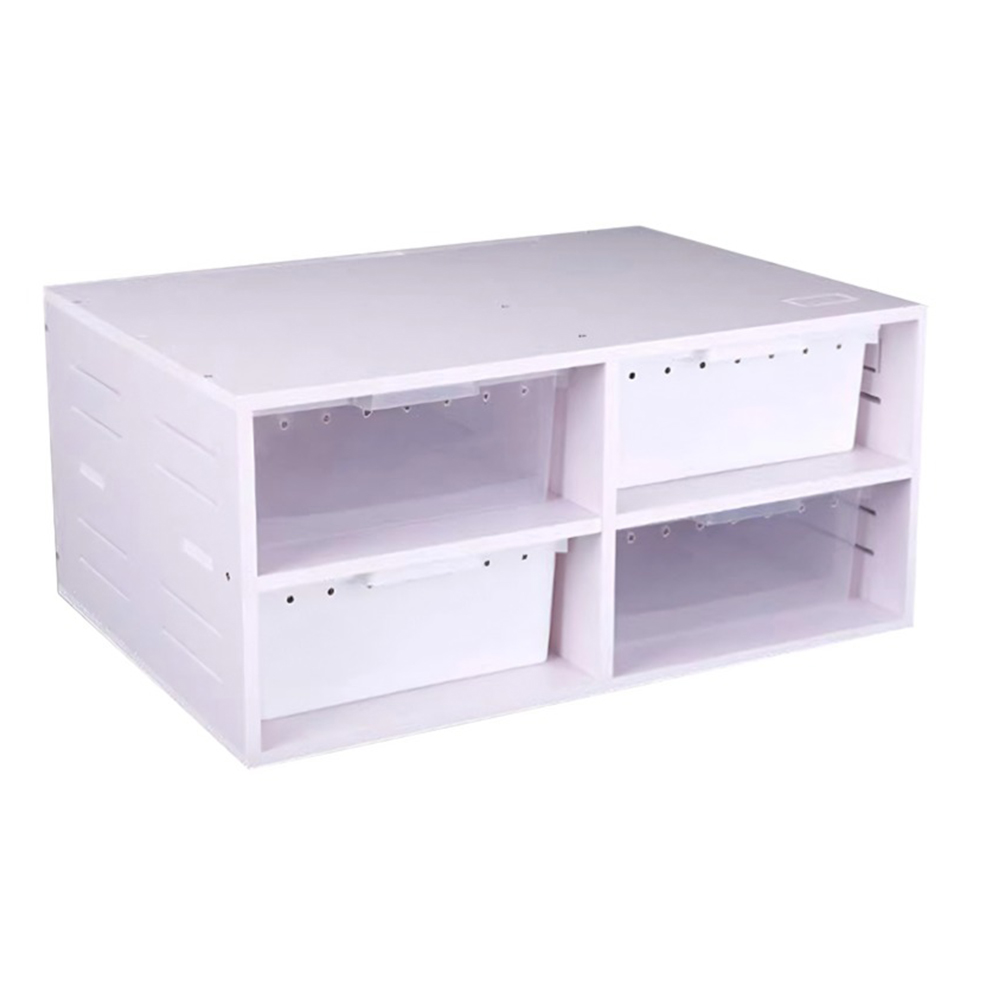 Armoire nue à 2 couches et 4 pompes