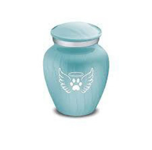 Cercueils et urnes pour animaux de compagnie en acier inoxydable moderne en forme de cœur pour les cendres de chien, urnes funéraires écologiques en gros à bas prix - Product Image 1