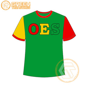 T-shirt Ordre de l'étoile de l'Est en gros Vêtements en jersey de coton T-shirt OES respirant de haute qualité Vêtements grecs pour femmes - Product Image 5