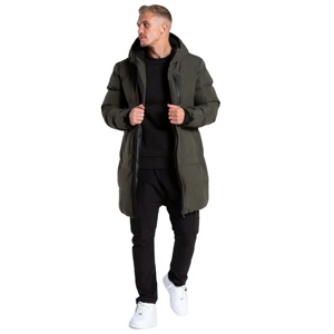 Chaqueta larga de alta calidad para hombre con forro aislante y tela duradera para el calor del invierno - Product Image 1