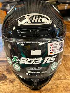 CASCO X-LITE X803 RS Kit Uomo % Modal Colore Sfumato CARBON BLACK-SILVER Made in Italy - Product Image 3