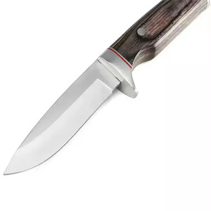 Cuchillo de hoja fija de acero D2 hecho a mano con mango de madera Pakka diseñado a medida para acampar al aire libre caza uso cuchillos de regalo - Product Image 3