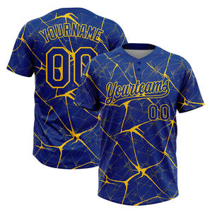Camisetas de Béisbol y Sóftbol Personalizadas con Sublimación, Dos Botones, Bordado Personalizado con Nombre y Números, Malla Transpirable, Manga Corta - Product Image 3