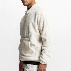 Sweat à capuche Sherpa personnalisé sweat à capuche style pull sweat à capuche chaud hiver hommes personnalisé Sherpa polaire à capuche - Product Image 2