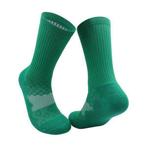 Chaussettes de sport unisexes respirantes au genou pour l'hiver OEM en laine et coton de qualité supérieure, confortables à porter avec logo personnalisé - Product Image 2