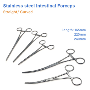 Surgiright Scudder Fórceps para atrauma intestinal y estomacal, 33 cm / 13 instrumentos quirúrgicos rectos de acero inoxidable CE - Product Image 2