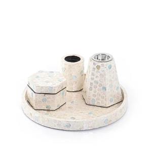 Juego de Quemador de Incienso con Bandeja Religiosa Ecológica de Color Natural con Incrustaciones de Madreperla de la Mejor Calidad, Mop Mubkhar Árabe - Product Image 5