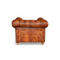 Canapé Chesterfield en cuir chamois beige européen de haute qualité ensemble de salon tufté jambes options de deux places appartement centre commercial