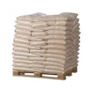 Melhor preço Pelotas de madeira de abeto, pelotas quentes de biomassa, sacos de 6mm em 15kg para sistema de aquecimento, moinho de pelotas de madeira