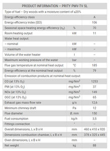 Chimenea de leña interior independiente vendedora caliente para hoteles Diseño innovador 3,5 Kg/h Consumo de combustible Acero de hierro fundido - Product Image 2