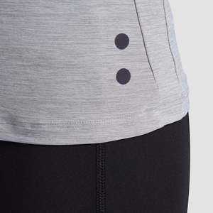 T-shirt Aero Wave gris clair en tissu jersey avec décoration logo - Product Image 6