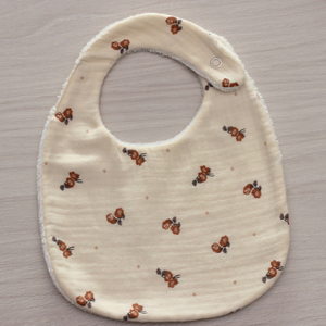 Bavoirs pour bébés garçons et filles bavoirs pour bébés bandana en coton biologique lavable en machine OEM fabriqué au Vietnam - Product Image 4