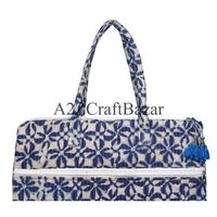 Mochila Acolchada Grande de Algodón Vintage para Portátil, Bolso de Mano para Documentos, Maletín de Viaje para Portátil, Alta Calidad
