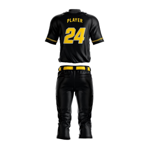 Nuevo Uniforme de Béisbol Personalizado al por Mayor, Jersey de Béisbol en Blanco Barato, 100% Poliéster Elástico, Uniforme de Béisbol Ajustado - Product Image 2