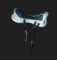 Selle d'endurance équestre ODM Trident International, best-seller, légère, selle de course anglaise, cuir synthétique, 10-18