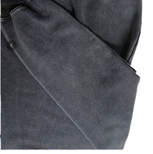 Sweat-shirts pour hommes en molleton 100% coton de style luxueux, à épaules tombantes, col montant, logo brodé personnalisé, automne, haute qualité - Product Image 6