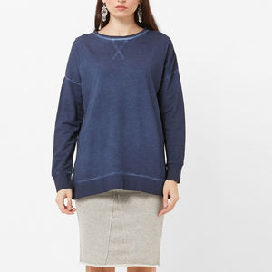 Sudadera de Felpa Gruesa de Algodón para Mujer, Estilo Vintage, Talla Grande, Invierno 2026, con Capucha, Estilo Urbano, con Logotipo Personalizado en la Parte Delantera - Product Image 3