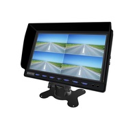 Moniteur IPS AHD 10,1 pouces |   Enregistrement en boucle DVR 4 canaux intégré |   Écran haute luminosité 500 cd/m² pour flotte de camions, bus et excavatrices