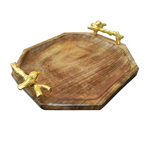 Designer attrayant fabriqué à la main de forme rectangulaire plateau de service de salade et de fruits équipement de restauration pour l'utilisation de service - Product Image 6