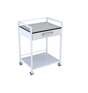 Carrito de Hospital con un Cajón CLEBER Modelo PISA 40016 con 1 Año de Garantía 830x598x450mm - Product Image 1