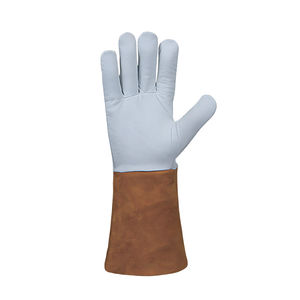 Guantes de Soldadura TIG de Piel de Oveja de Primera Capa, Extensibles, de Cuero Vacuno, Térmicos, para Invierno, Uso Diario, Casuales, Forro de Lana, 6 Pulgadas - Product Image 5