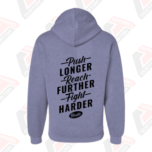 Premium Quality Regular Fit Fleece Winter Hoodie Custom Screen Printed Streetwear Embroidered Logo Durable Polyester/Cotton - Product Image 2