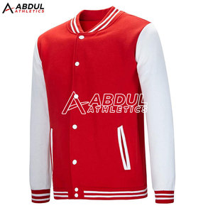 Veste Letterman taille personnalisée pour hommes à vendre veste d'hiver à col montant pour hommes à l'extérieur vente en gros - Product Image 2