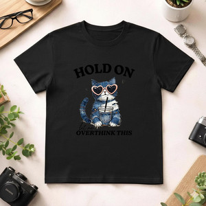 เสื้อยืดพิมพ์ลาย DTG ผ้าฝ้าย 100% 210 GSM ทรงเข้ารูปสำหรับทุกเพศ พร้อมโลโก้ด้านหน้า - Product Image 1