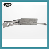 LISHI Outil 2 en 1 de Crochetage et Décodage Automobile, Kit de Serrurerie Complet en Acier Inoxydable de 77 Pièces avec Étui de Rangement Portable, Compatibilité Universelle