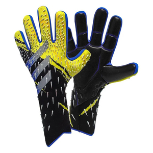 Gants de gardien de but professionnels de football en latex épais de style unique avec logo personnalisé gant de gardien de but de football respirant OEM avec logo - Product Image 1