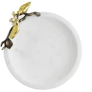 Bandejas Circulares de Metal BRUSHSTROKE BLISS DT-0360, Diseños Modernos y Lujosos, Personalizables para Decoración del Hogar en Ramadán - Product Image 4